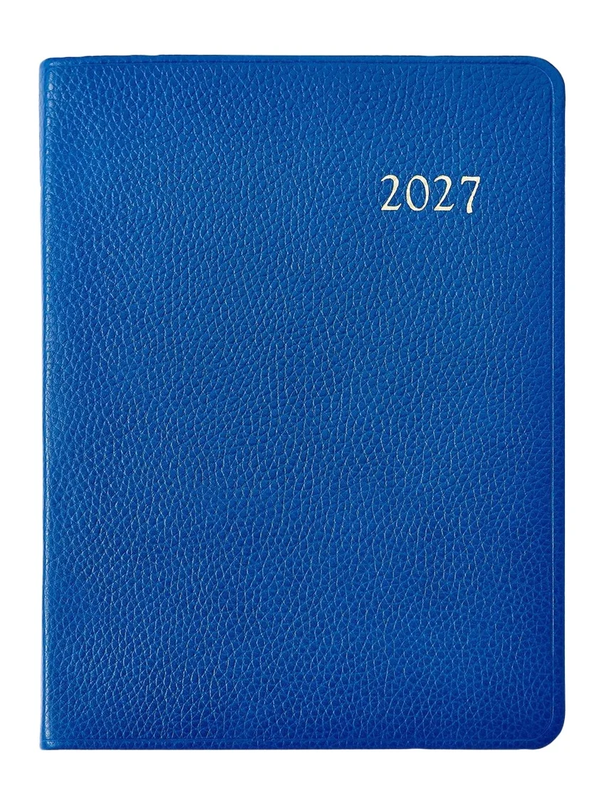Graphic Image 2027 Leather Desk Diary