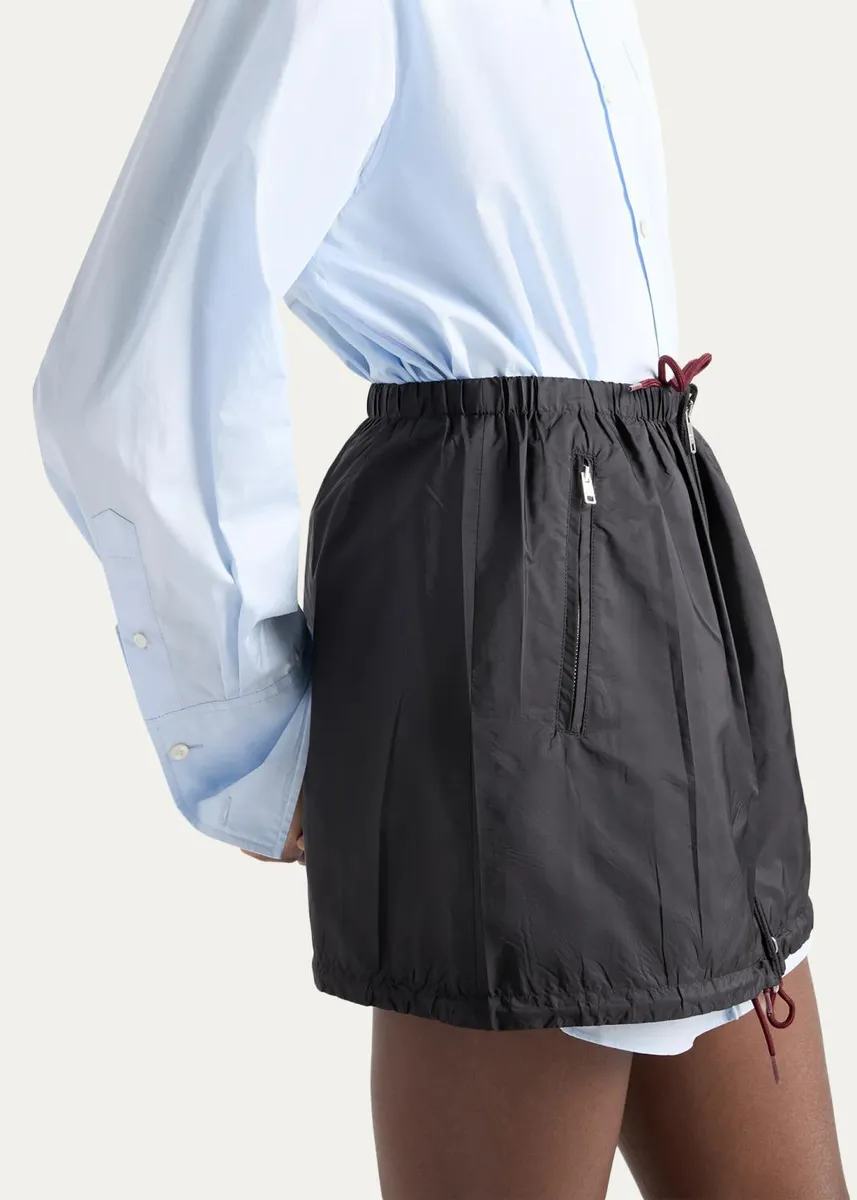 Prada A-Line Mini Skirt | Thumbnail 4