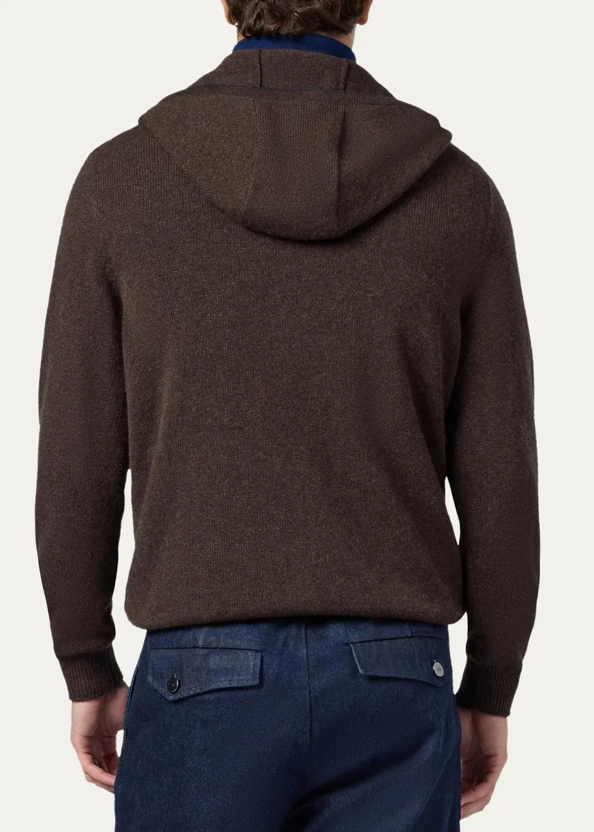 Sease Men's Waythree Cashmere Full-Zip Hoodie | Thumbnail 2
