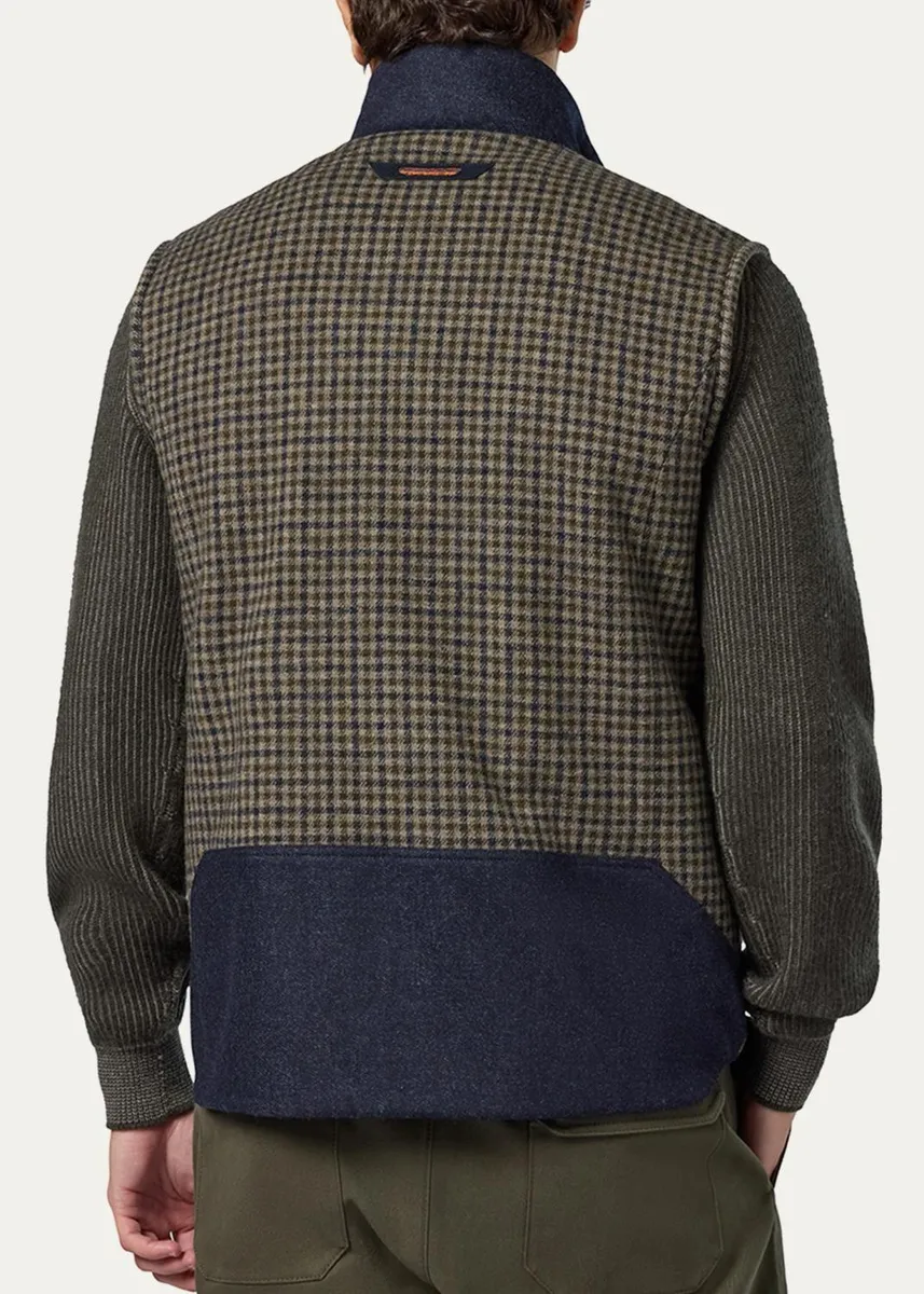 Sease Men's Reversible Wool Full-Zip Vest | Thumbnail 2 Sease Men's Reversible Wool Full-Zip Vest | Thumbnail 2