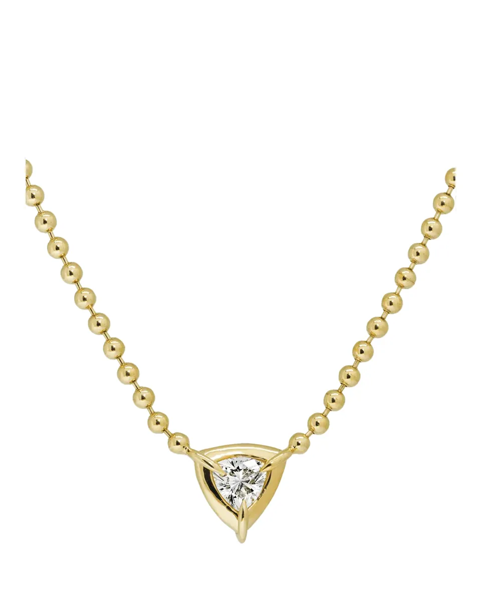 Dara Kaye Solar Drop Trillion Solitaire Necklace | Thumbnail 2 Dara Kaye Solar Drop Trillion Solitaire Necklace | Thumbnail 2