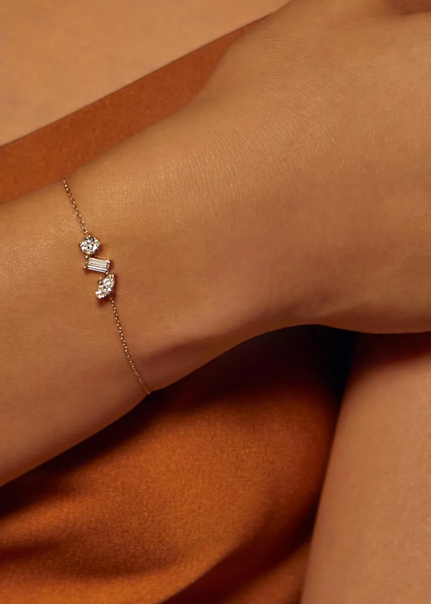 VRAI 14K Yellow Gold Lab-Grown Diamond Orion Bracelet, 0.9tcw | Thumbnail 2