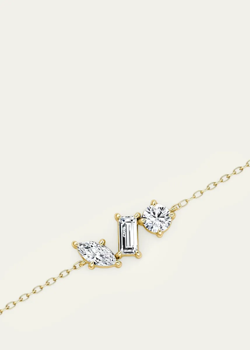 VRAI 14K Yellow Gold Lab-Grown Diamond Orion Bracelet, 0.9tcw | Thumbnail 3