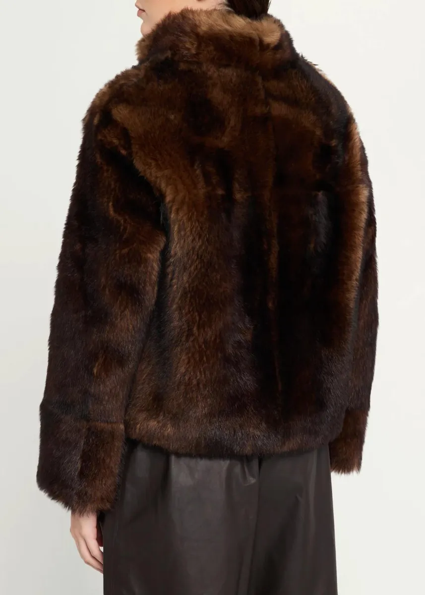 Yves Salomon Lamb Shearling Short Coat | Thumbnail 3 Yves Salomon Lamb Shearling Short Coat | Thumbnail 3