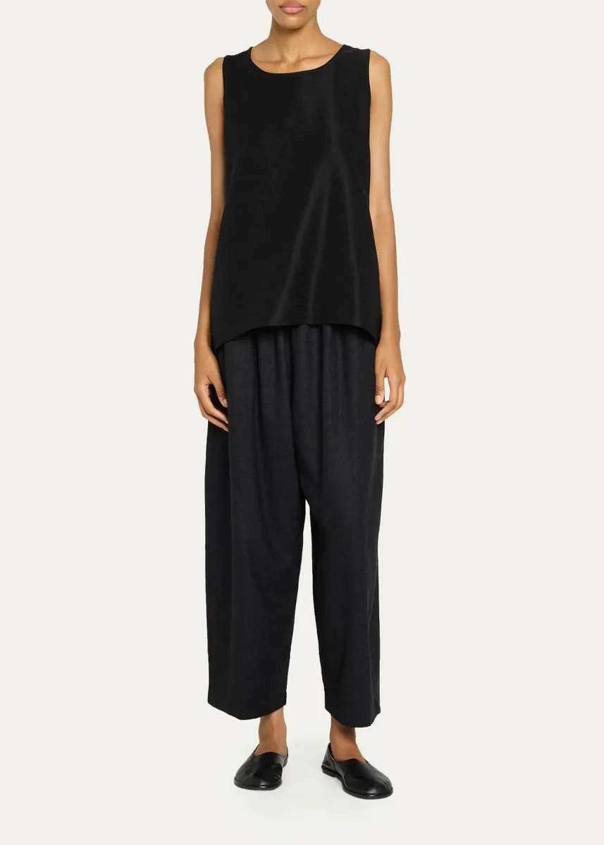 Eskandar Wool Flannel Japanese Trousers | Thumbnail 2 Eskandar Wool Flannel Japanese Trousers | Thumbnail 2