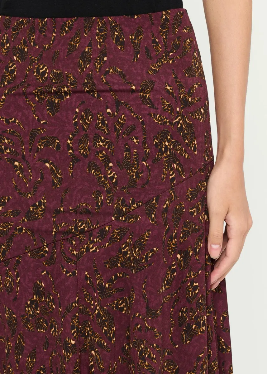 Ulla Johnson Fiona Fit & Flare Jersey Midi Skirt | Thumbnail 5