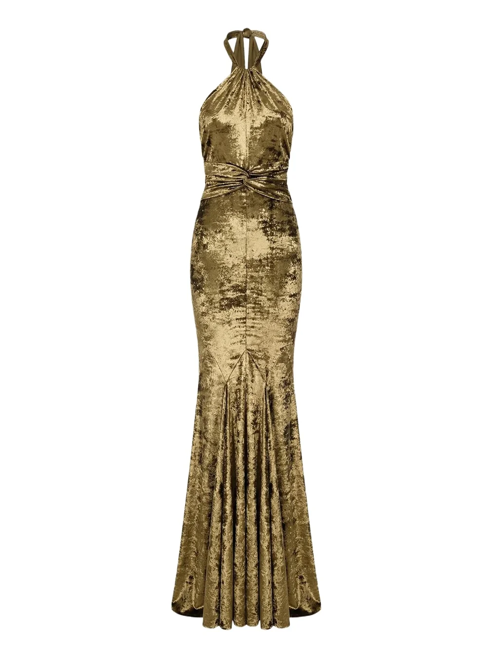 The New Arrivals by Ilkyaz Ozel Nemrut Crushed Velvet Mermaid Gown