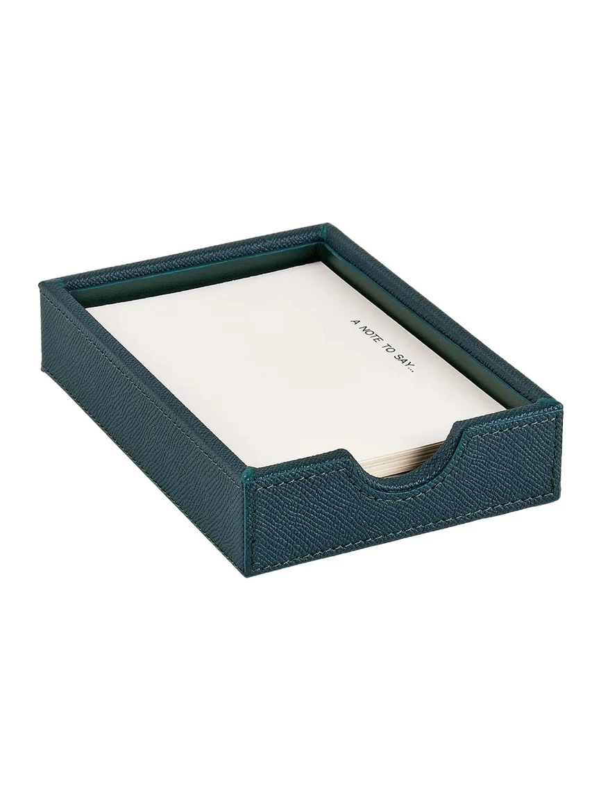 Leather Memo Tray Leather Memo Tray
