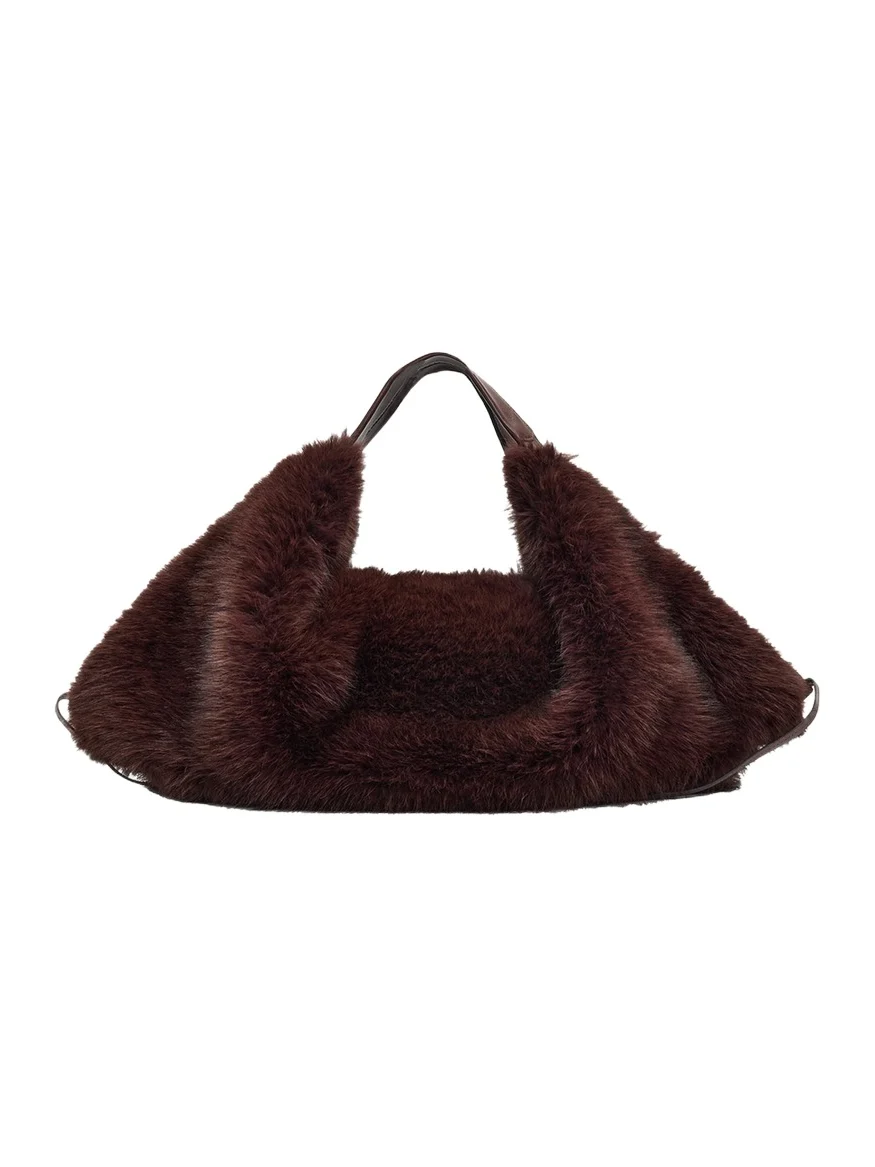 3.1 Phillip Lim Luna Medium Faux Fur Shoulder Bag