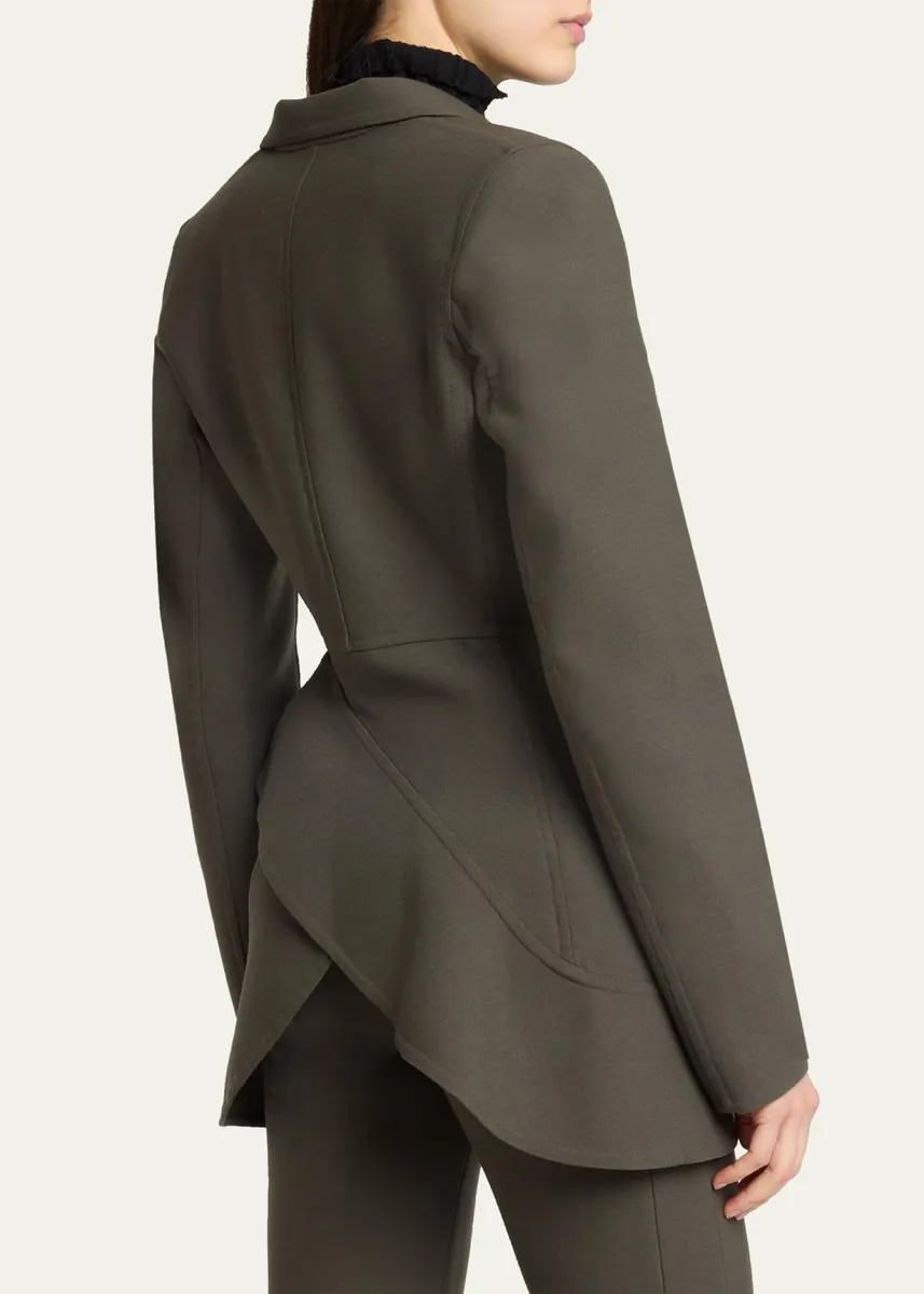 Proenza Schouler Maera Jacket In Bi-Stretch Double Wool | Thumbnail 3 Proenza Schouler Maera Jacket In Bi-Stretch Double Wool | Thumbnail 3