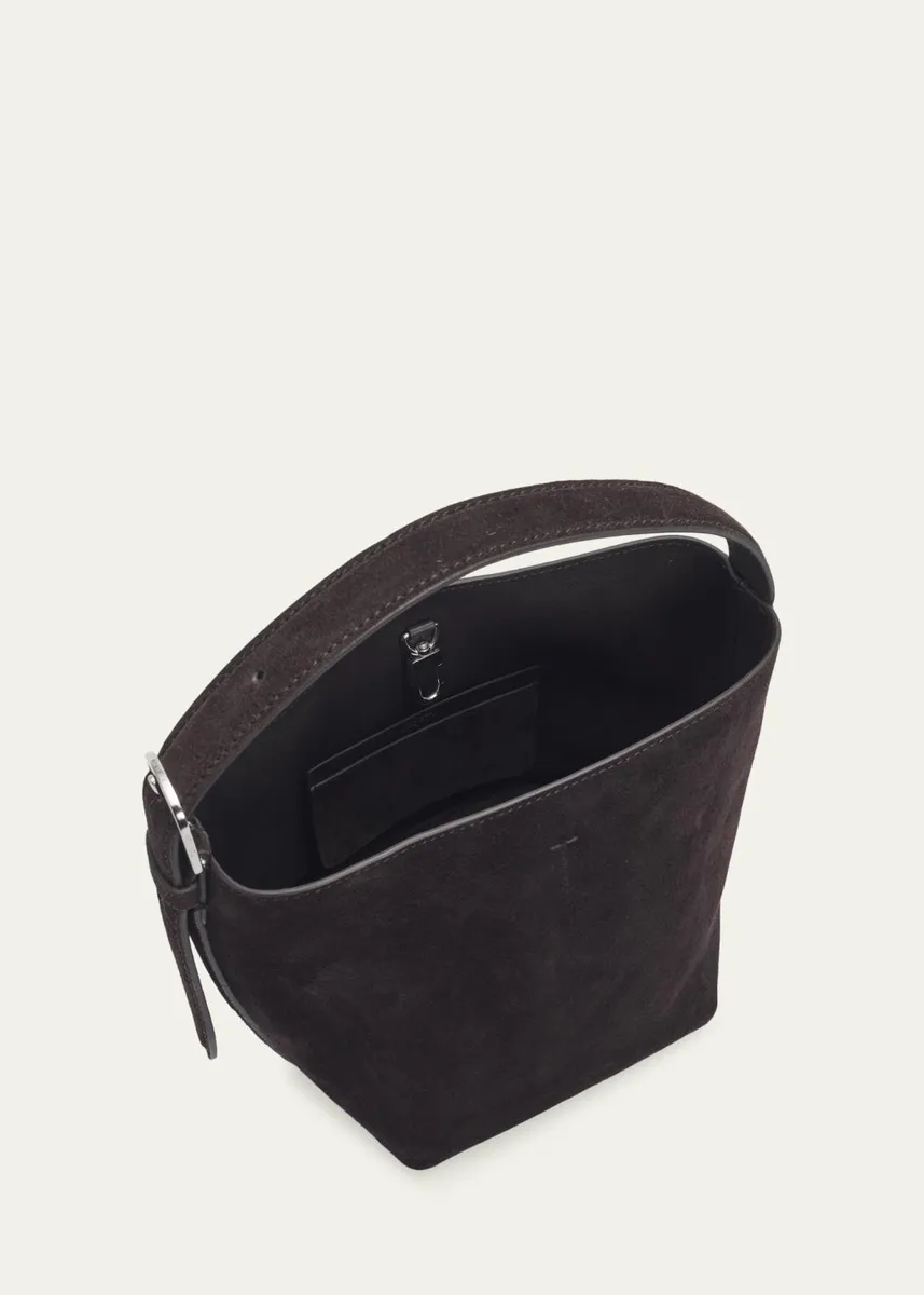 TOTEME Small Belted Suede Tote Bag | Thumbnail 3 TOTEME Small Belted Suede Tote Bag | Thumbnail 3