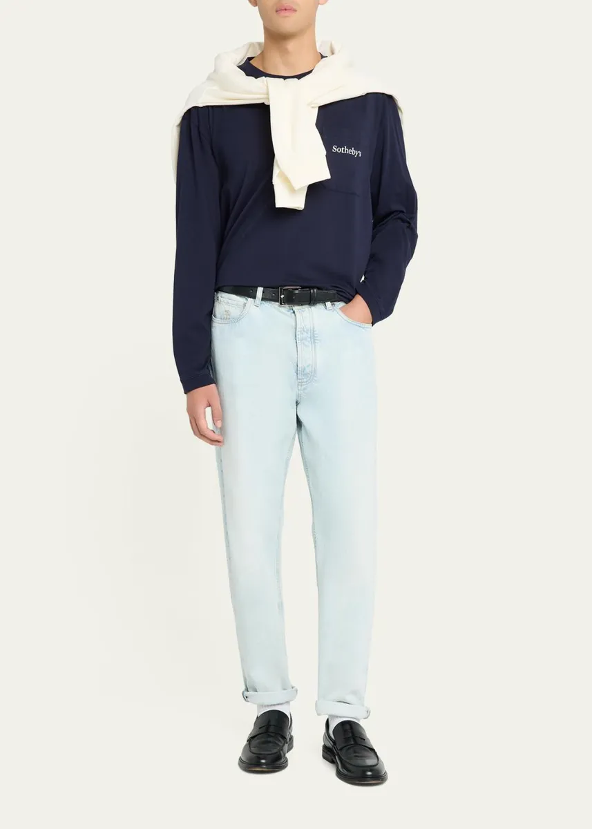 Frame Men's x Sotheby's Cotton Crewneck T-Shirt | Thumbnail 2