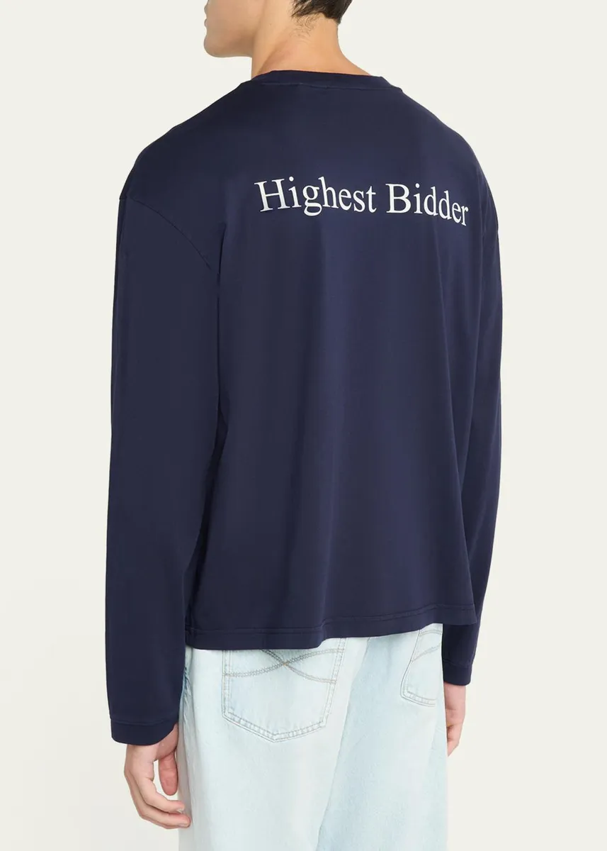 Frame Men's x Sotheby's Cotton Crewneck T-Shirt | Thumbnail 3