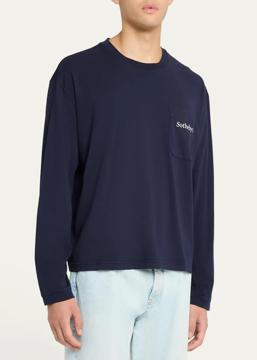 Frame Men's x Sotheby's Cotton Crewneck T-Shirt | Thumbnail 4