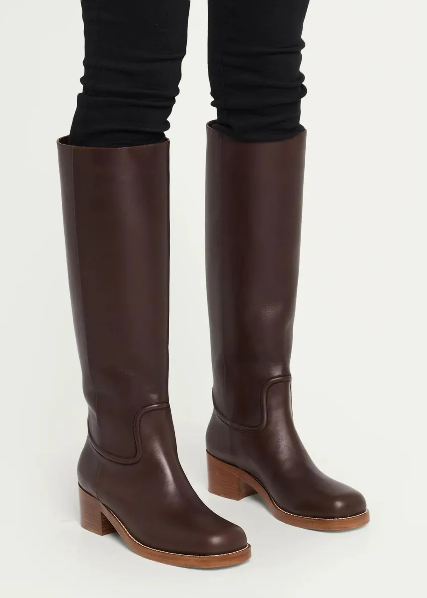 Gabriela Hearst Marion Leather Knee-High Boots | Thumbnail 2 Gabriela Hearst Marion Leather Knee-High Boots | Thumbnail 2