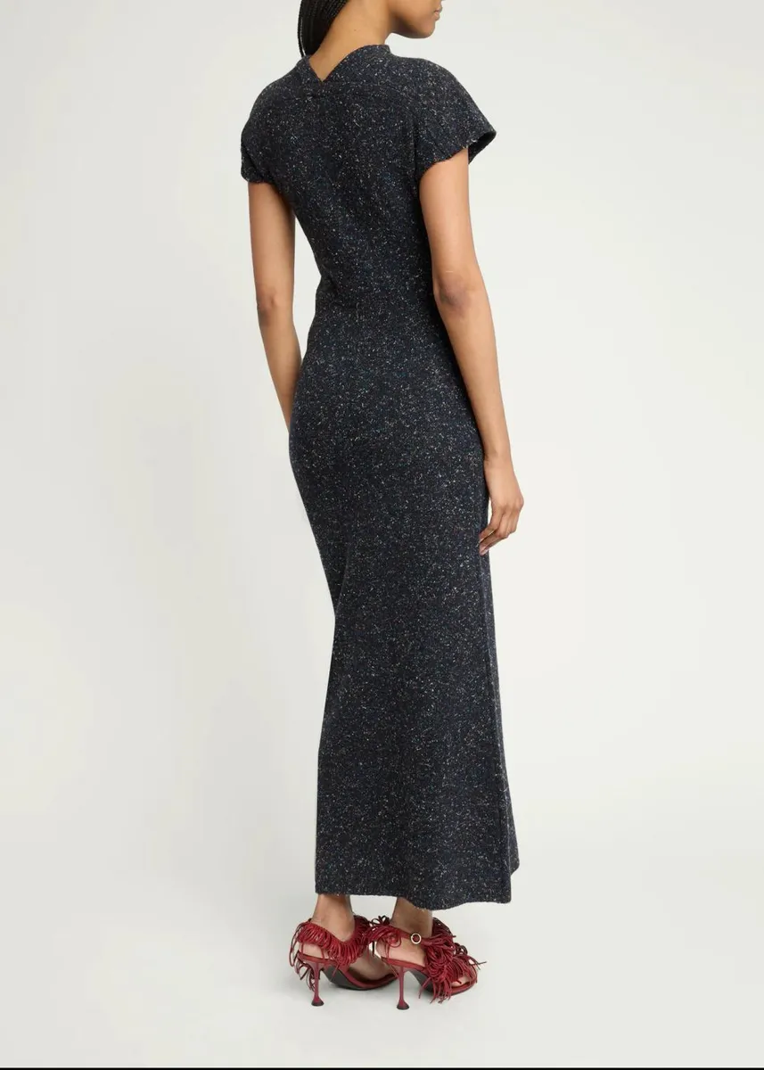 Proenza Schouler Abie Donegal-Effect Knit Wool Maxi Dress | Thumbnail 3 Proenza Schouler Abie Donegal-Effect Knit Wool Maxi Dress | Thumbnail 3