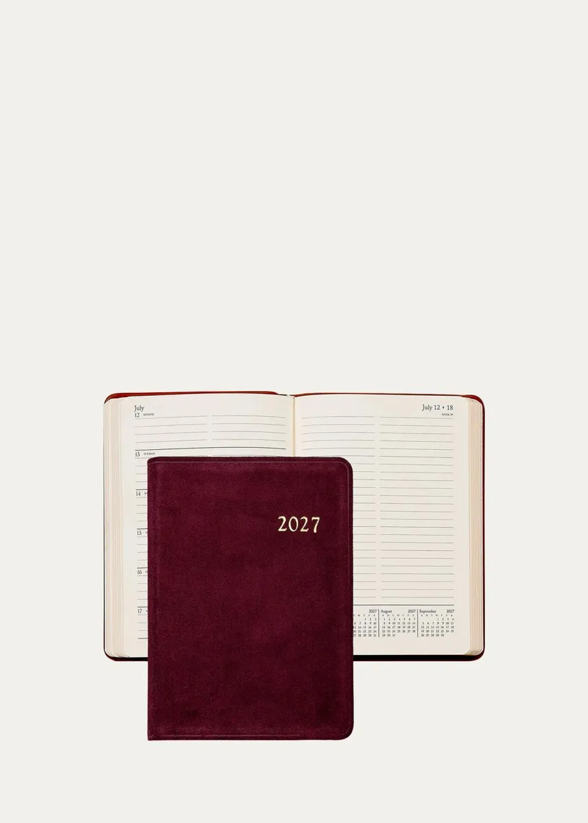 Graphic Image 2027 Leather Weekly Notebook | Thumbnail 2 Graphic Image 2027 Leather Weekly Notebook | Thumbnail 2