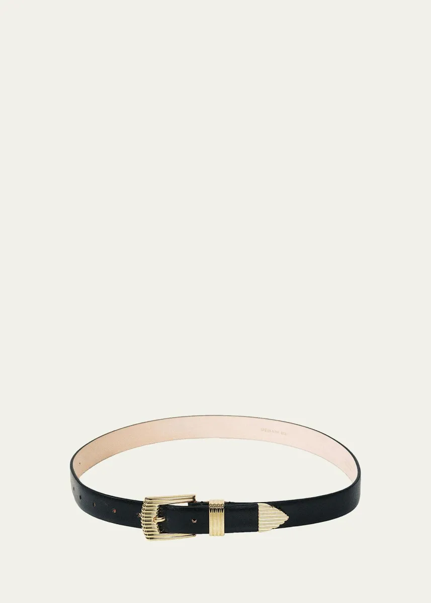 Déhanche Rosen Ridged Leather Belt | Thumbnail 2 Déhanche Rosen Ridged Leather Belt | Thumbnail 2