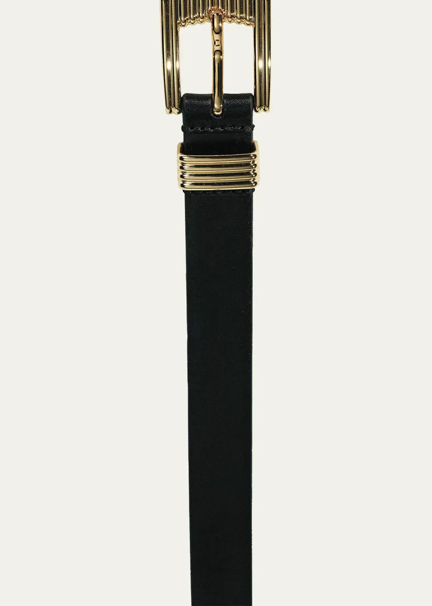 Déhanche Rosen Ridged Leather Belt | Thumbnail 3 Déhanche Rosen Ridged Leather Belt | Thumbnail 3