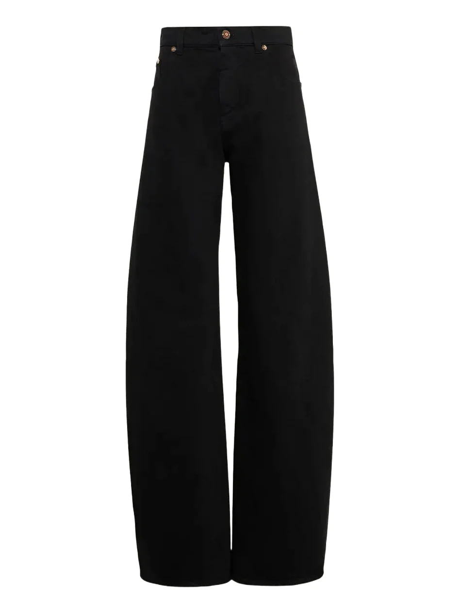 Gabriela Hearst Amoret High-Rise Barrel-Leg Jeans