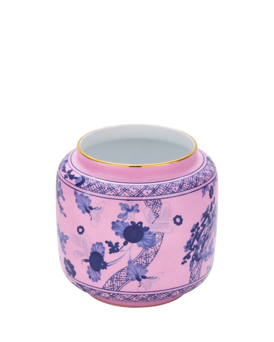 GINORI 1735 Floral Porcelain Round Vase | Thumbnail 2 GINORI 1735 Floral Porcelain Round Vase | Thumbnail 2