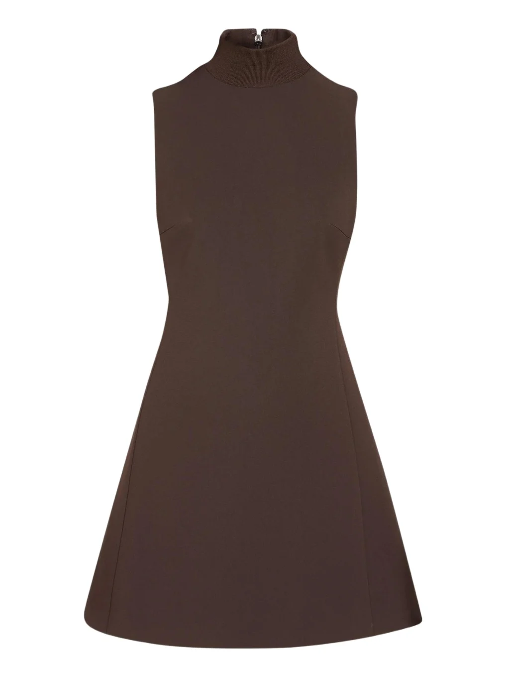 Turtleneck A-Line Sleeveless Mini Dress Turtleneck A-Line Sleeveless Mini Dress