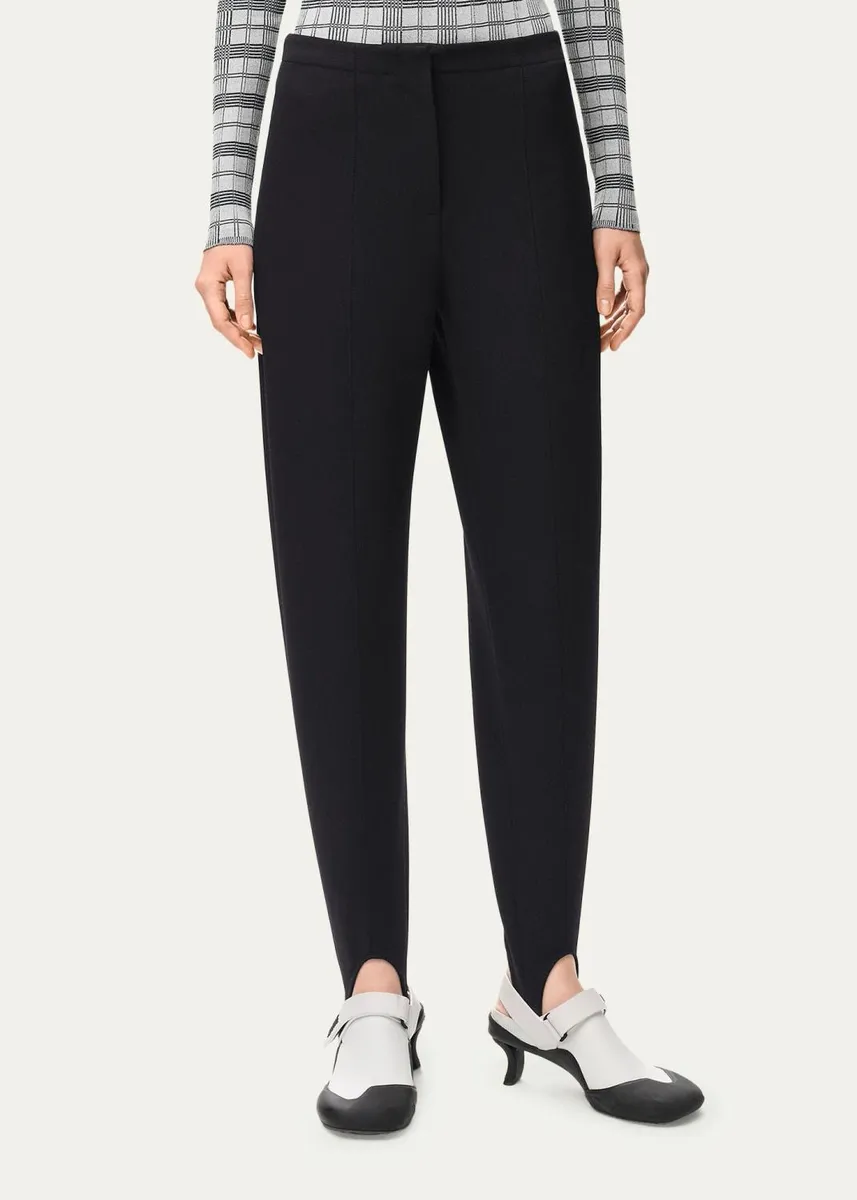Loewe Wool Stirrup Trousers | Thumbnail 4 Loewe Wool Stirrup Trousers | Thumbnail 4