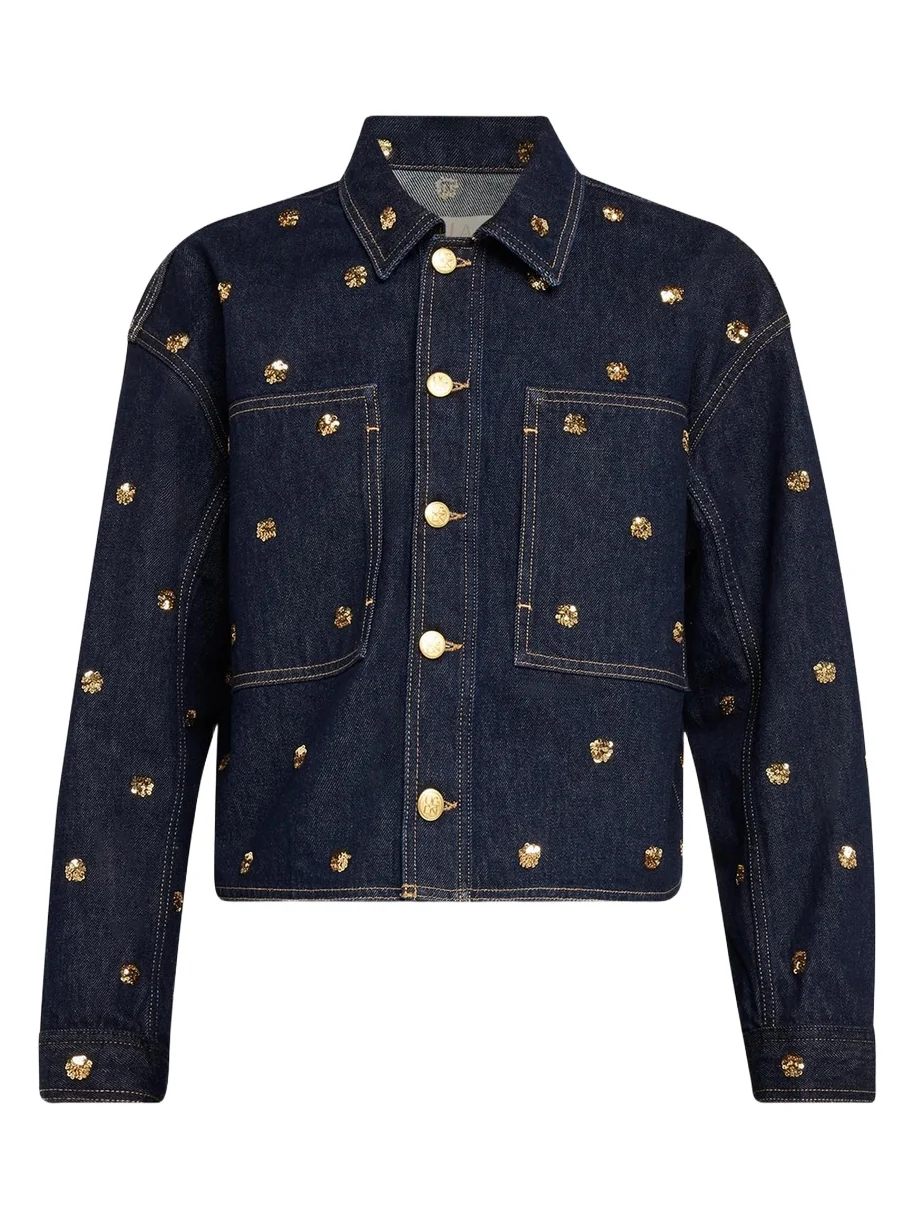 The Bobbie Embellished Denim Jacket The Bobbie Embellished Denim Jacket
