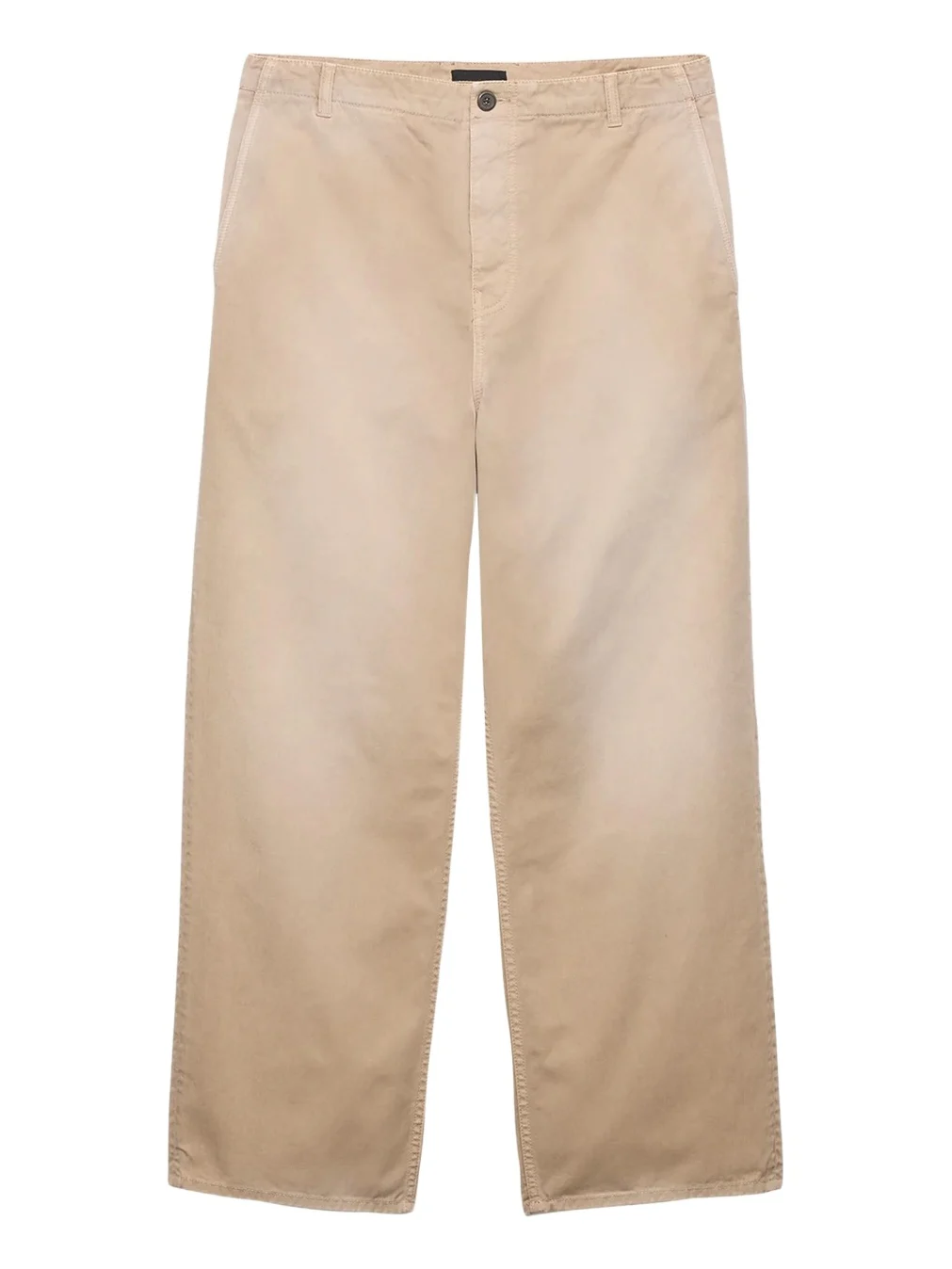 Prada Men's Garment-Dyed Cotton Gabardine Pants