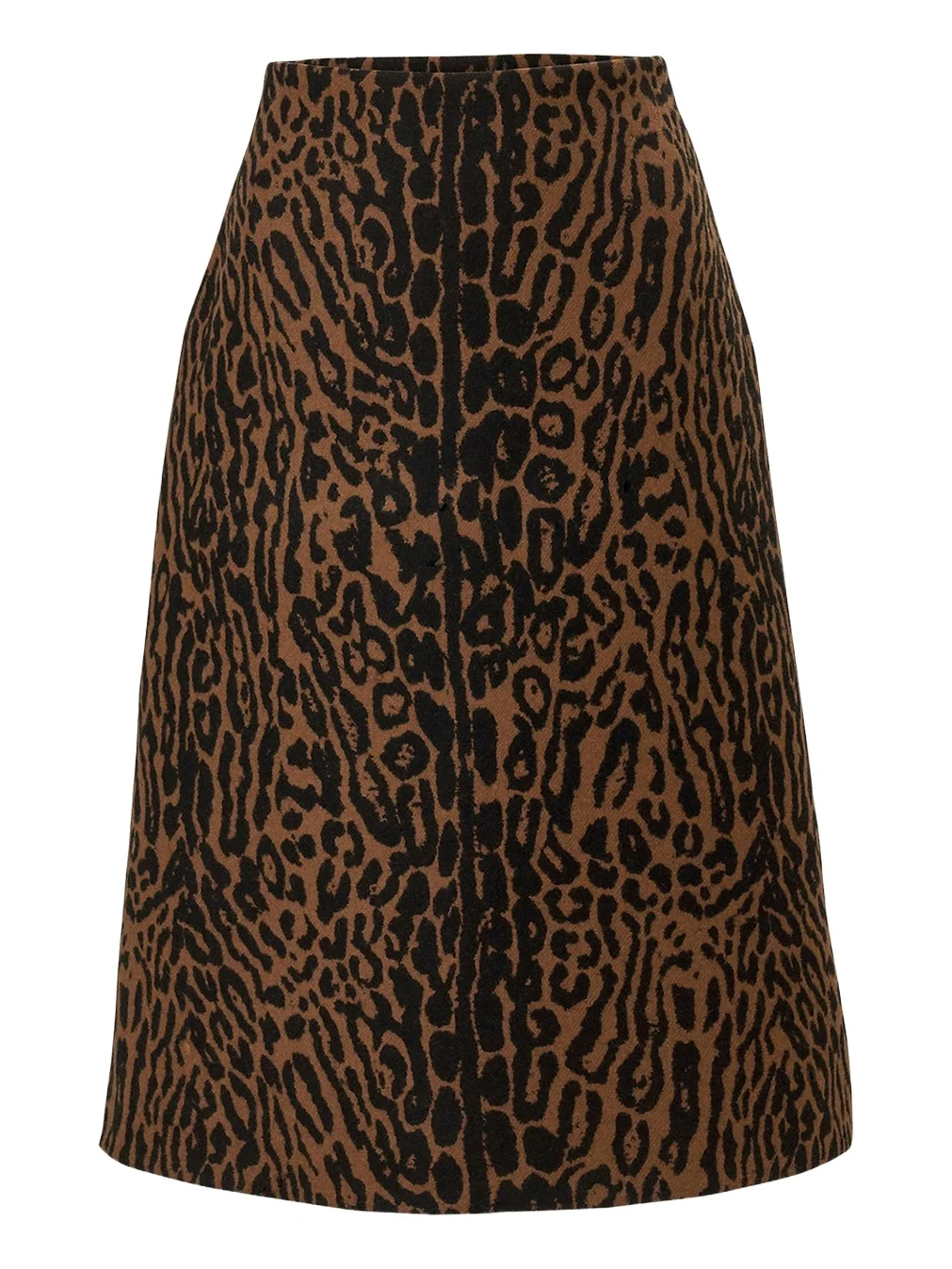 Carolina Herrera Wool Leopard A Line Skirt | Thumbnail 1 Carolina Herrera Wool Leopard A Line Skirt | Thumbnail 1