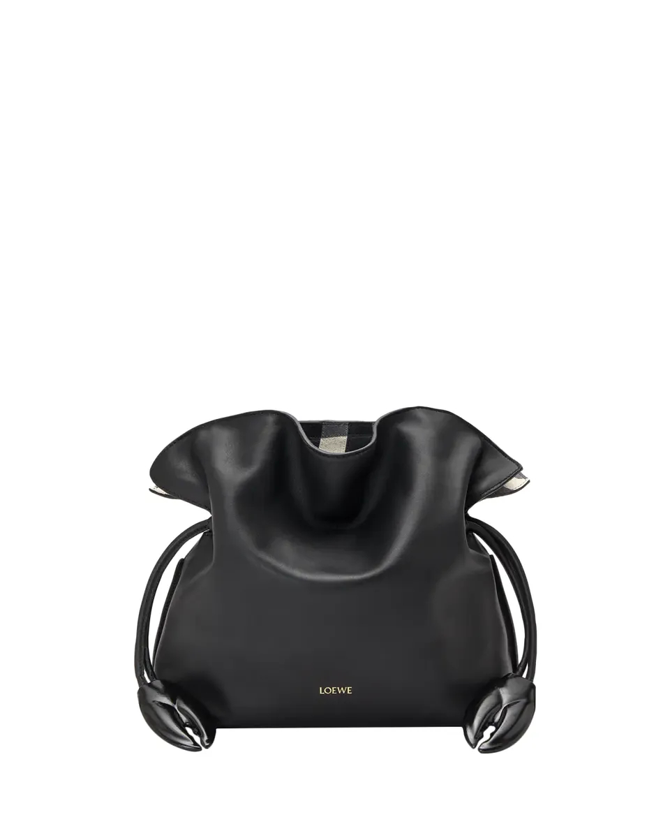 Loewe Flamenco Leather Claw-Embellished Clutch Bag | Thumbnail 2