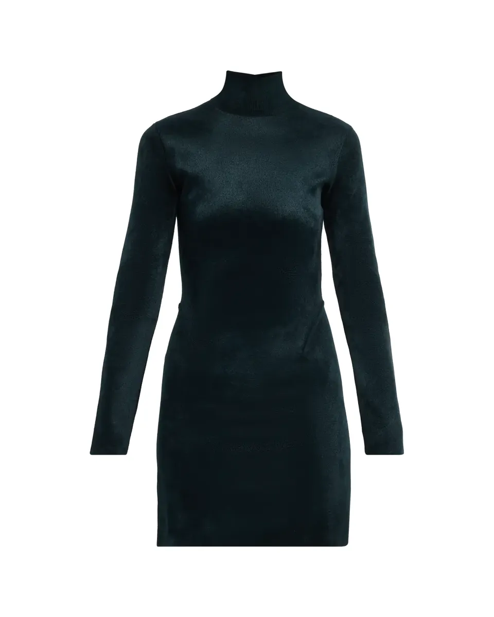 ALAÏA Chenille Long-Sleeve Mini Dress | Thumbnail 2