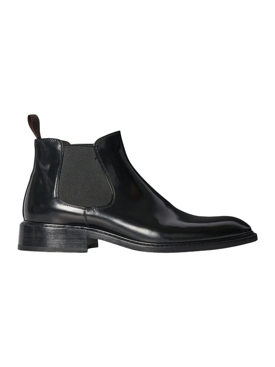 The Row Men's Gable Brushed Leather Chelsea Boots