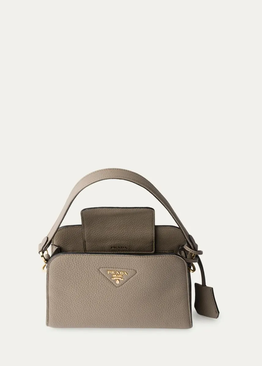 Prada Mini Leather Top-Handle Bag | Thumbnail 7 Prada Mini Leather Top-Handle Bag | Thumbnail 7