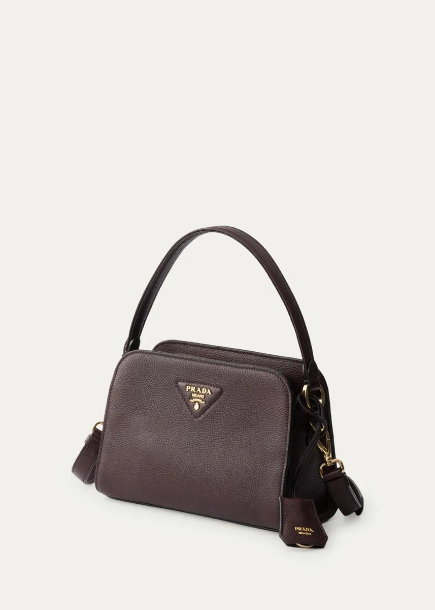 Prada Mini Leather Top-Handle Bag | Thumbnail 10 Prada Mini Leather Top-Handle Bag | Thumbnail 10
