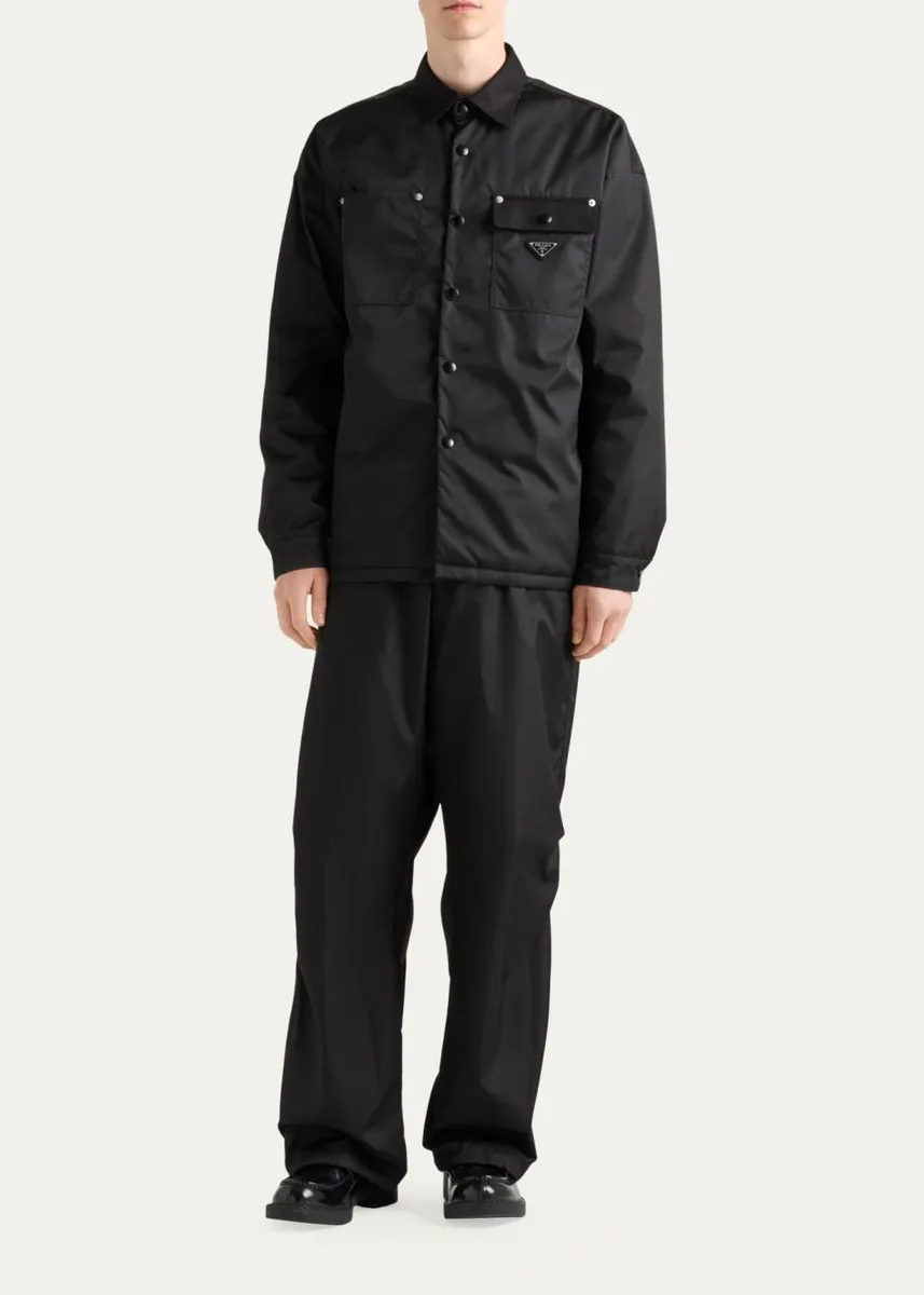 Prada Men's Re-Nylon Overshirt | Thumbnail 2