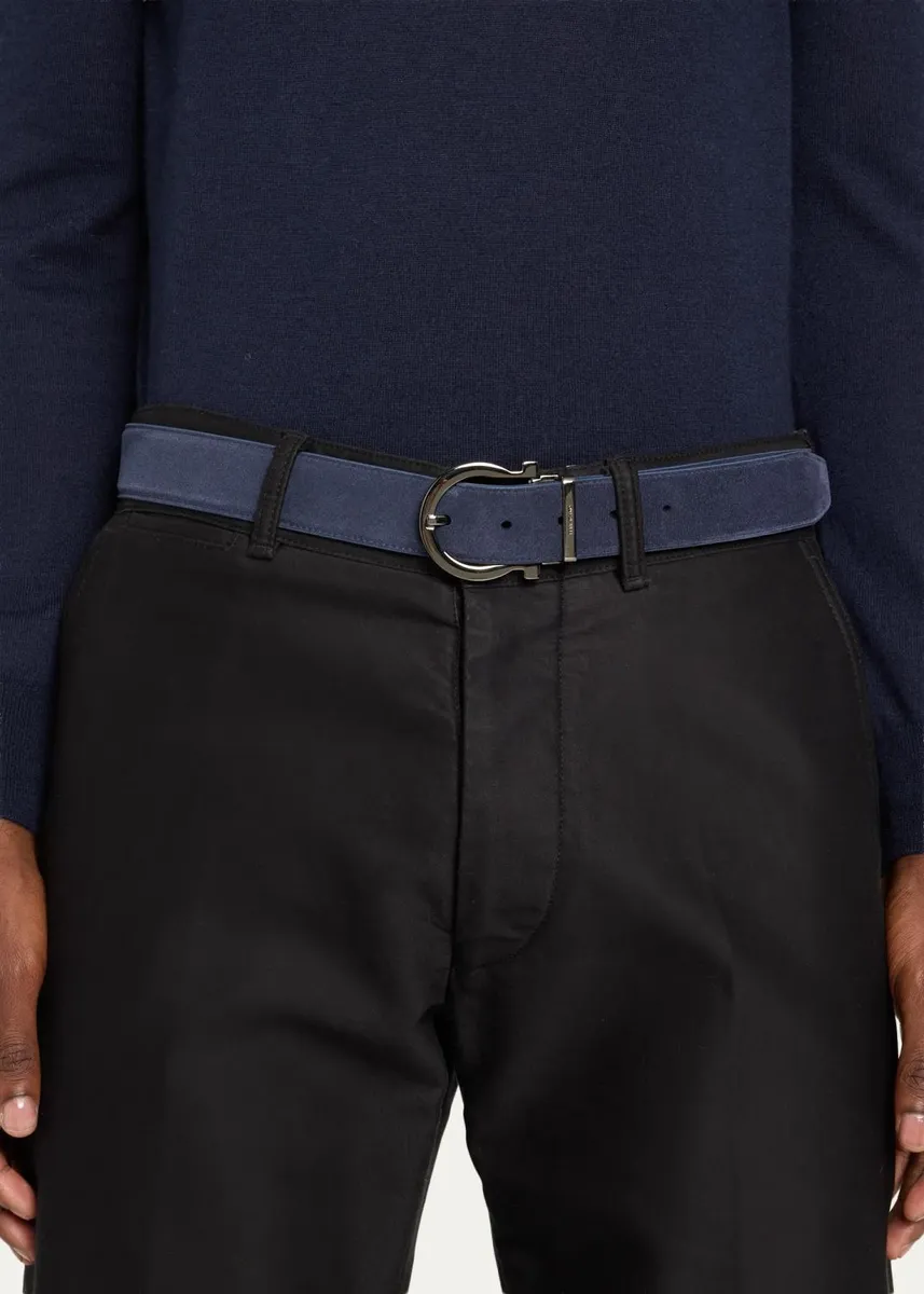 Ferragamo Men's Adjustable Gancini Belt | Thumbnail 2