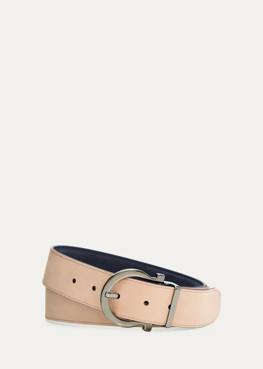 Ferragamo Men's Adjustable Gancini Belt | Thumbnail 3
