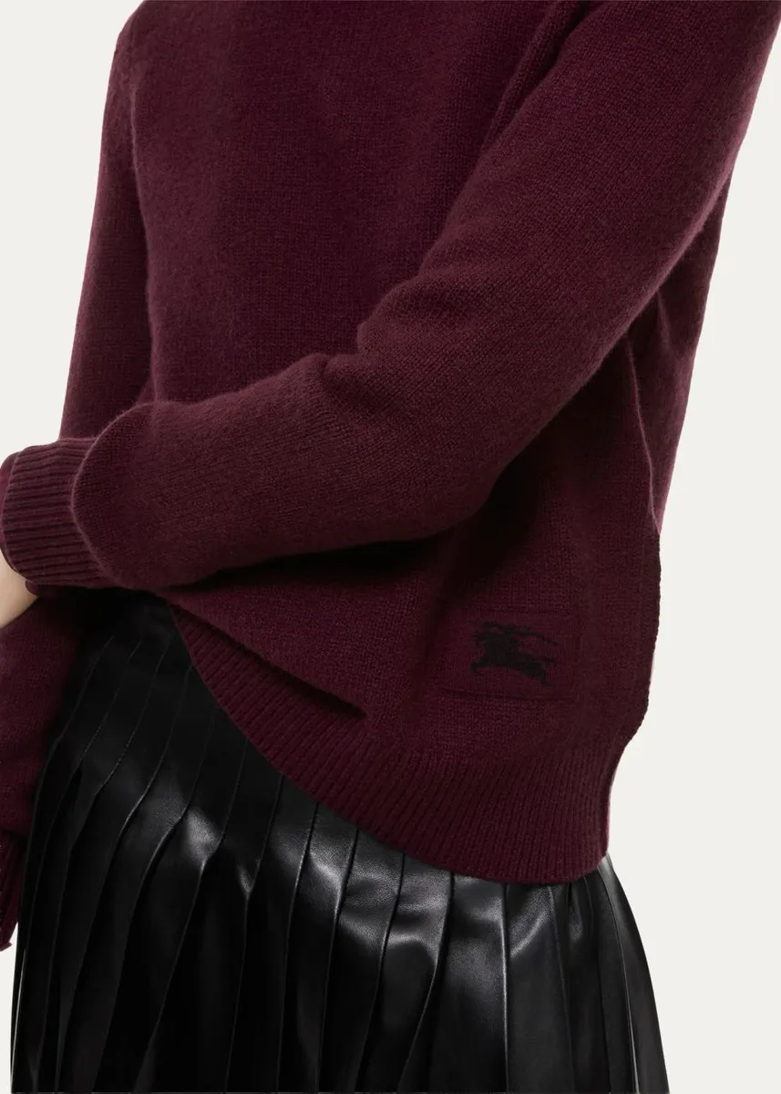 Burberry Constance Cashmere-Blend Crewneck Sweater | Thumbnail 3