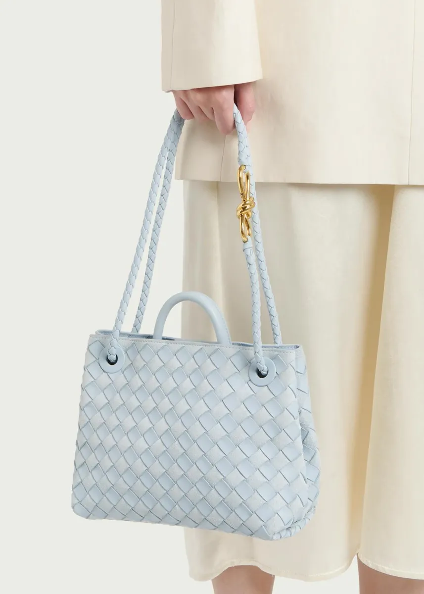 Bottega Veneta Andiamo Small Leather Tote Bag | Thumbnail 2