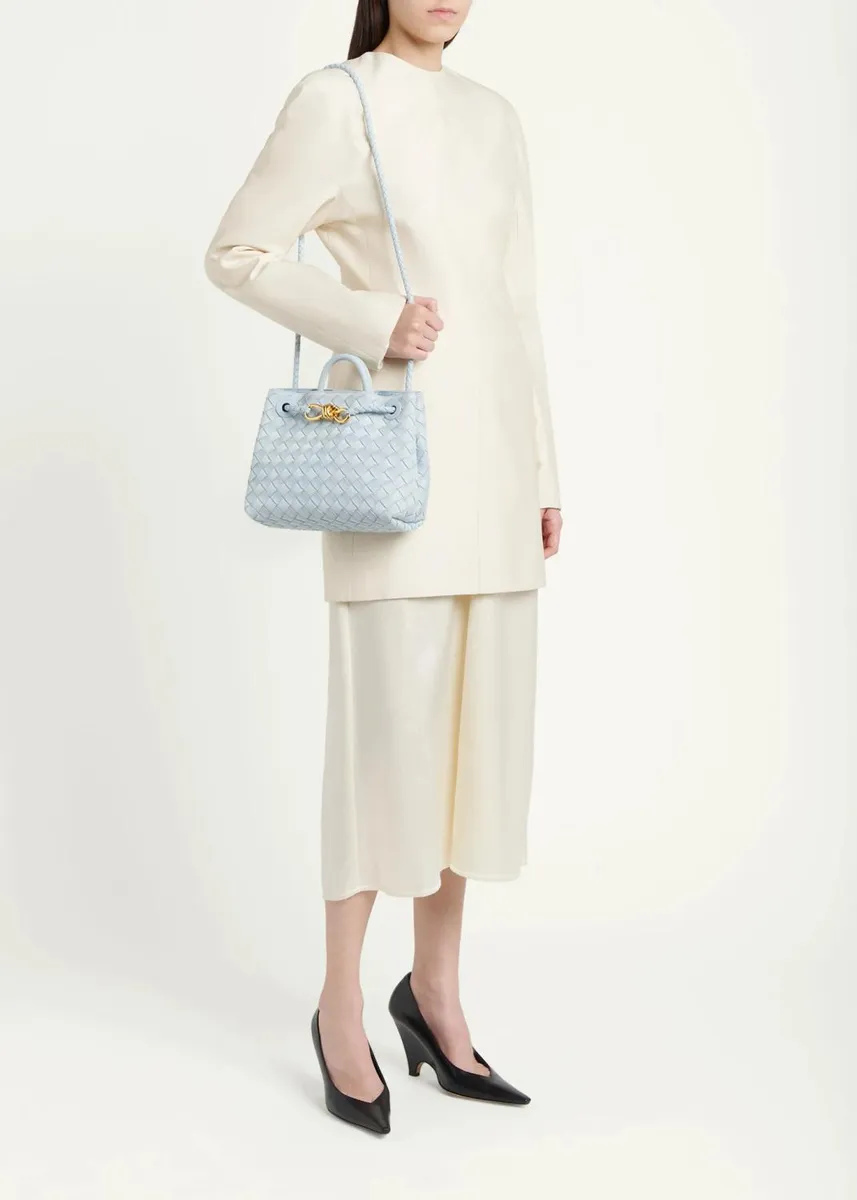 Bottega Veneta Andiamo Small Leather Tote Bag | Thumbnail 5