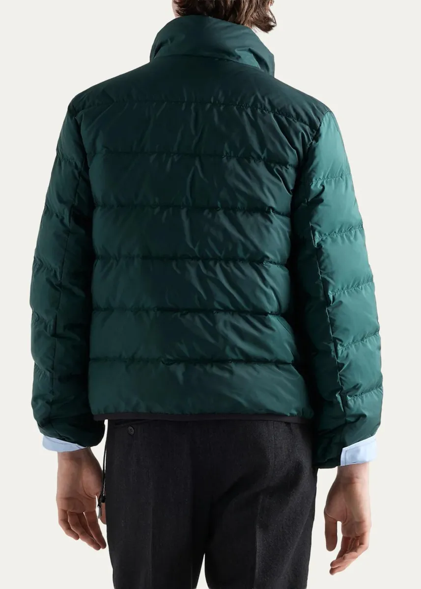 Prada Men's Re-Nylon Down Jacket | Thumbnail 3 Prada Men's Re-Nylon Down Jacket | Thumbnail 3