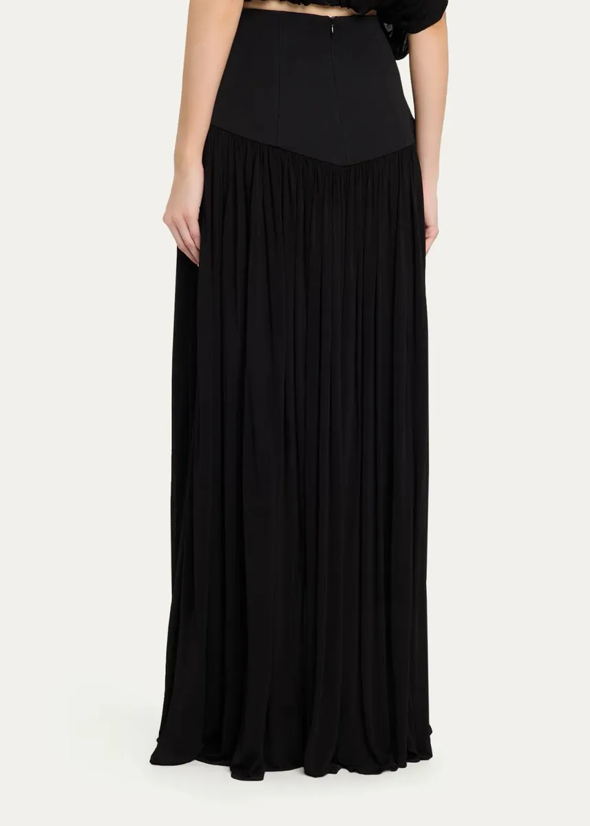 Heirlome Louise Gathered Yoke Jersey Maxi Skirt | Thumbnail 3 Heirlome Louise Gathered Yoke Jersey Maxi Skirt | Thumbnail 3