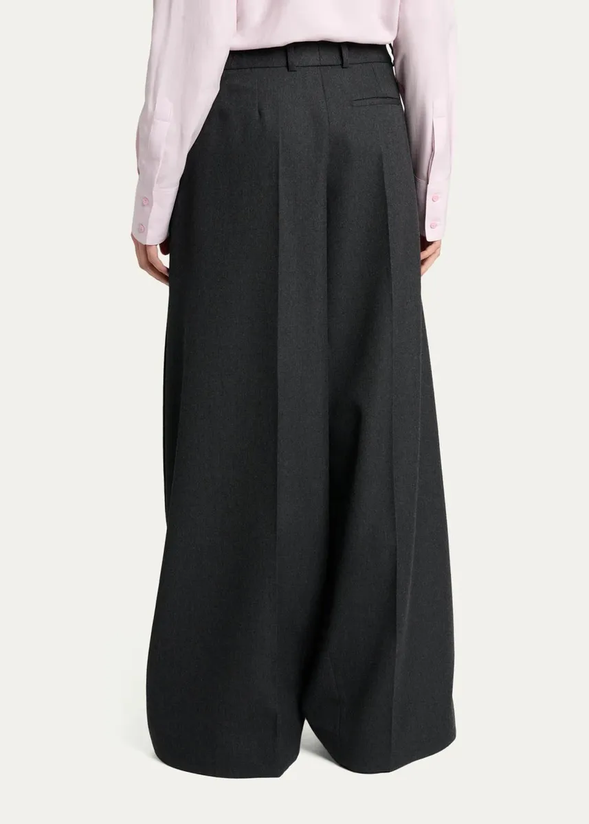 Givenchy Wool Pleated Balloon Pants | Thumbnail 3 Givenchy Wool Pleated Balloon Pants | Thumbnail 3