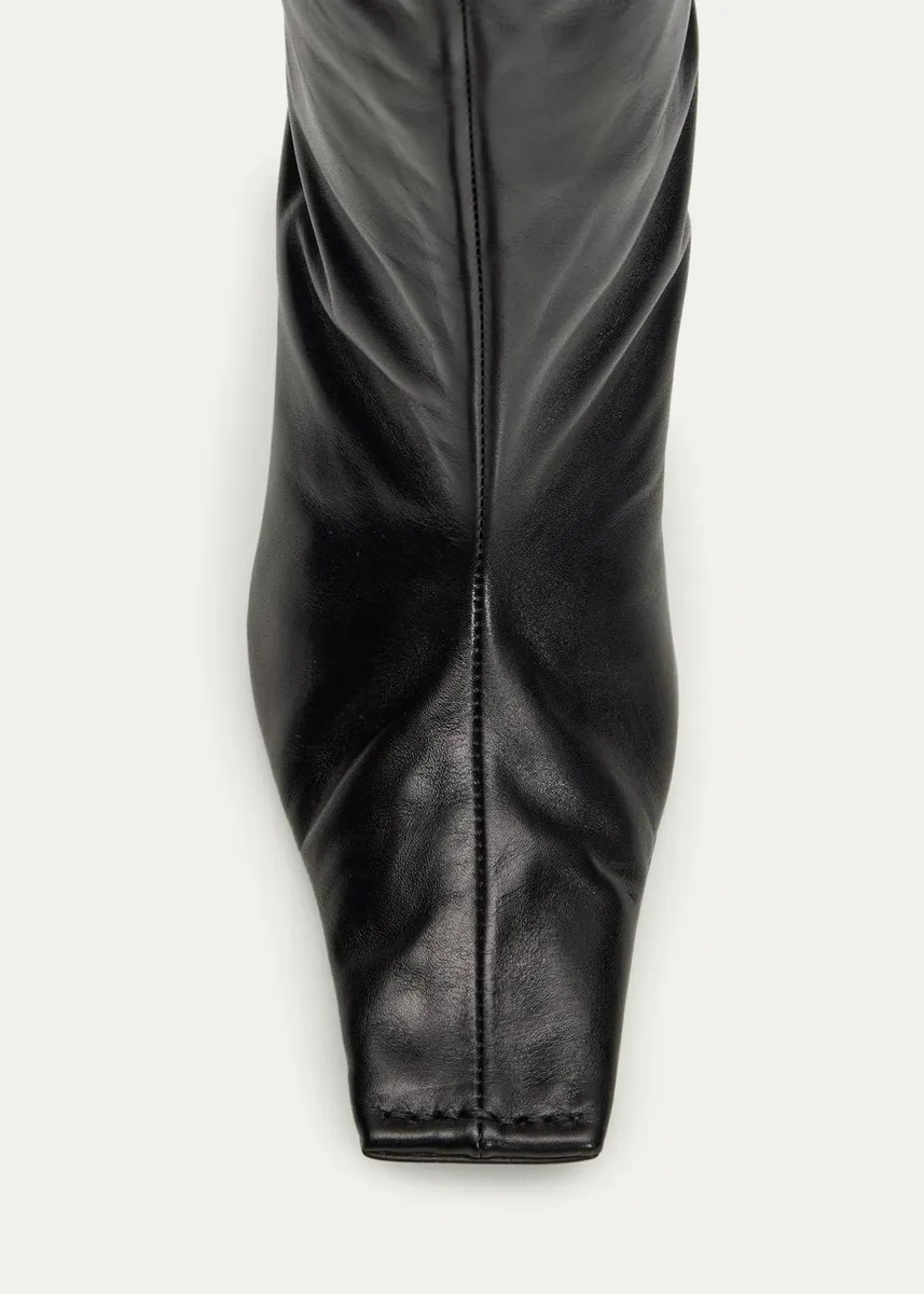 Brunello Cucinelli 25mm Monili-Heel Suede Knee-High Boots | Thumbnail 3 Brunello Cucinelli 25mm Monili-Heel Suede Knee-High Boots | Thumbnail 3