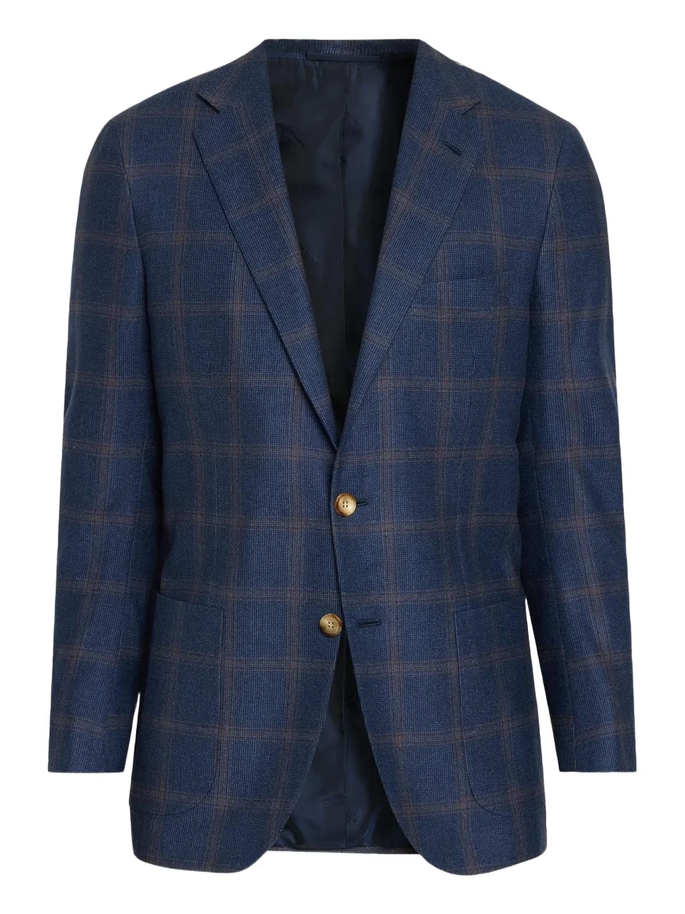 Kiton Men's Cashmere & Wool Windowpane Single-Breasted Sport Coat