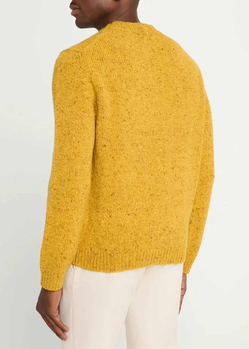 Iris Von Arnim Men's Melange Wool & Cashmere Crewneck Sweater | Thumbnail 3 Iris Von Arnim Men's Melange Wool & Cashmere Crewneck Sweater | Thumbnail 3