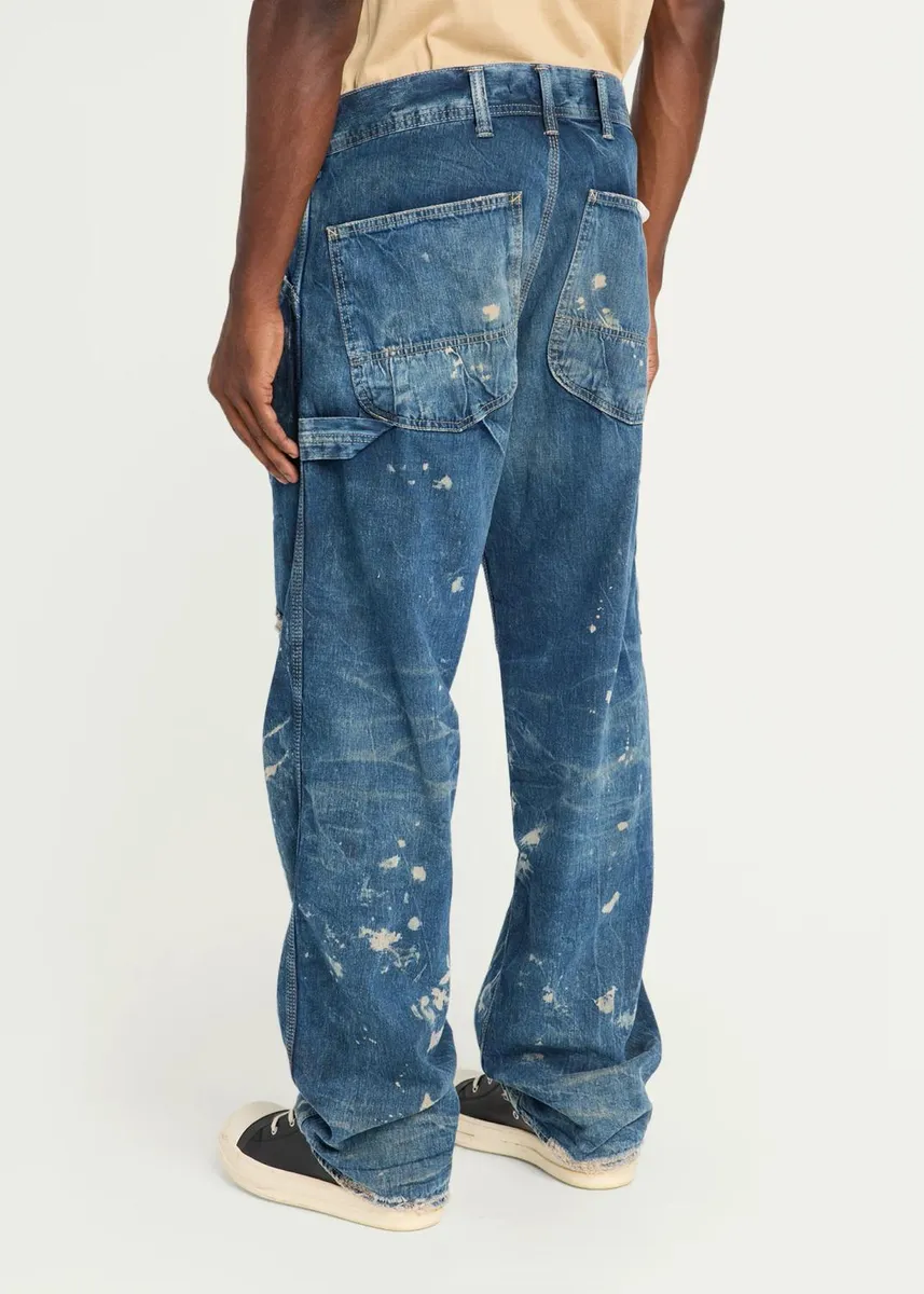 Master Craft Union Men's Distressed Cotton Carpenter Jeans | Thumbnail 3 Master Craft Union Men's Distressed Cotton Carpenter Jeans | Thumbnail 3