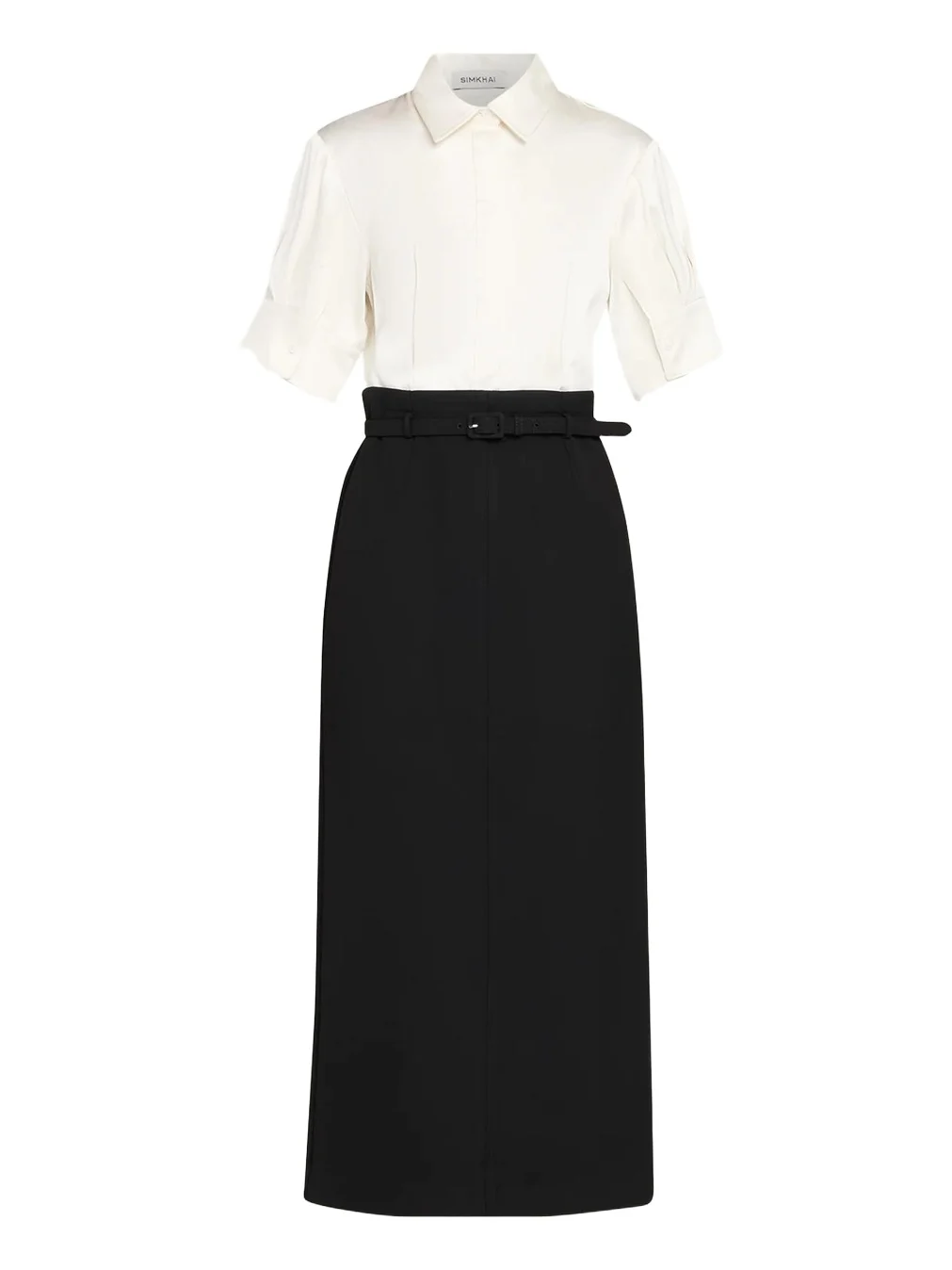 Alvera Belted Midi Shirtdress Alvera Belted Midi Shirtdress