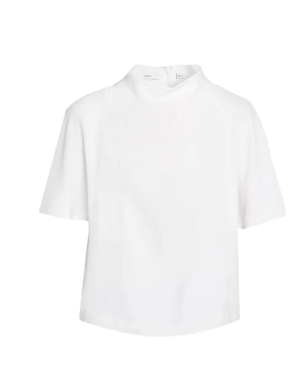 Draped Funnel Neck Top Draped Funnel Neck Top